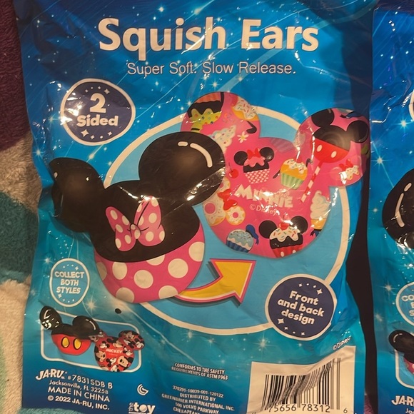 NWT TWO DOUBLE SIDED MICKEY MOUSE SQUISHYS - Picture 2 of 3